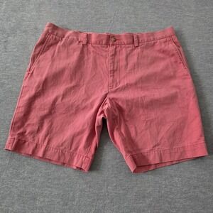 Polo Ralph Lauren Men Classic Fit 9 Inch Cotton Twill Shorts Salmon Pink Size 38